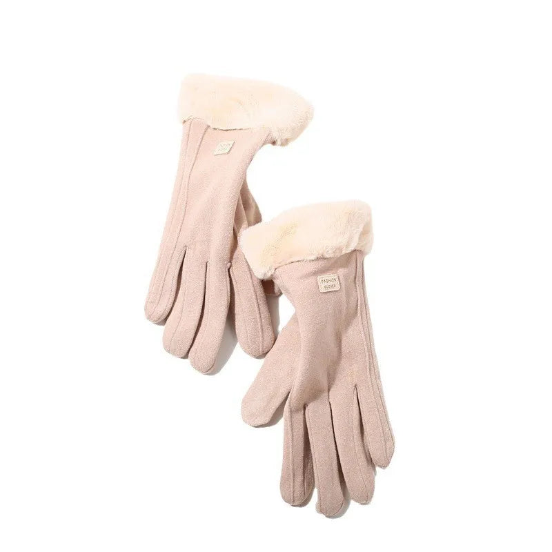 Women’s Winter Plush Touchscreen Gloves