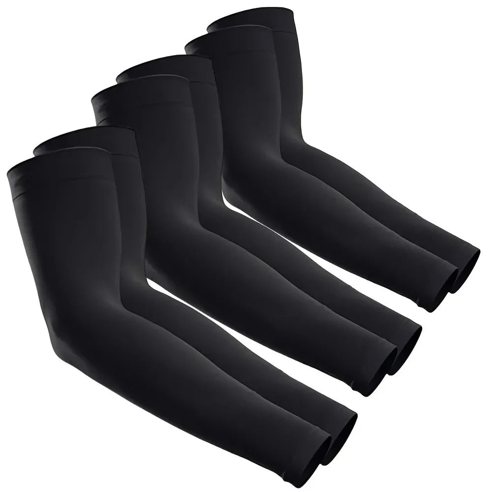 3 Pairs Unisex Cooling Sun Protection Arm Sleeves