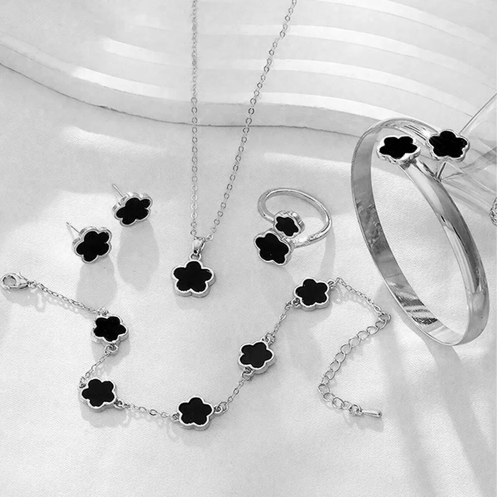 Lucky Flower 5-Piece Jewelry Set