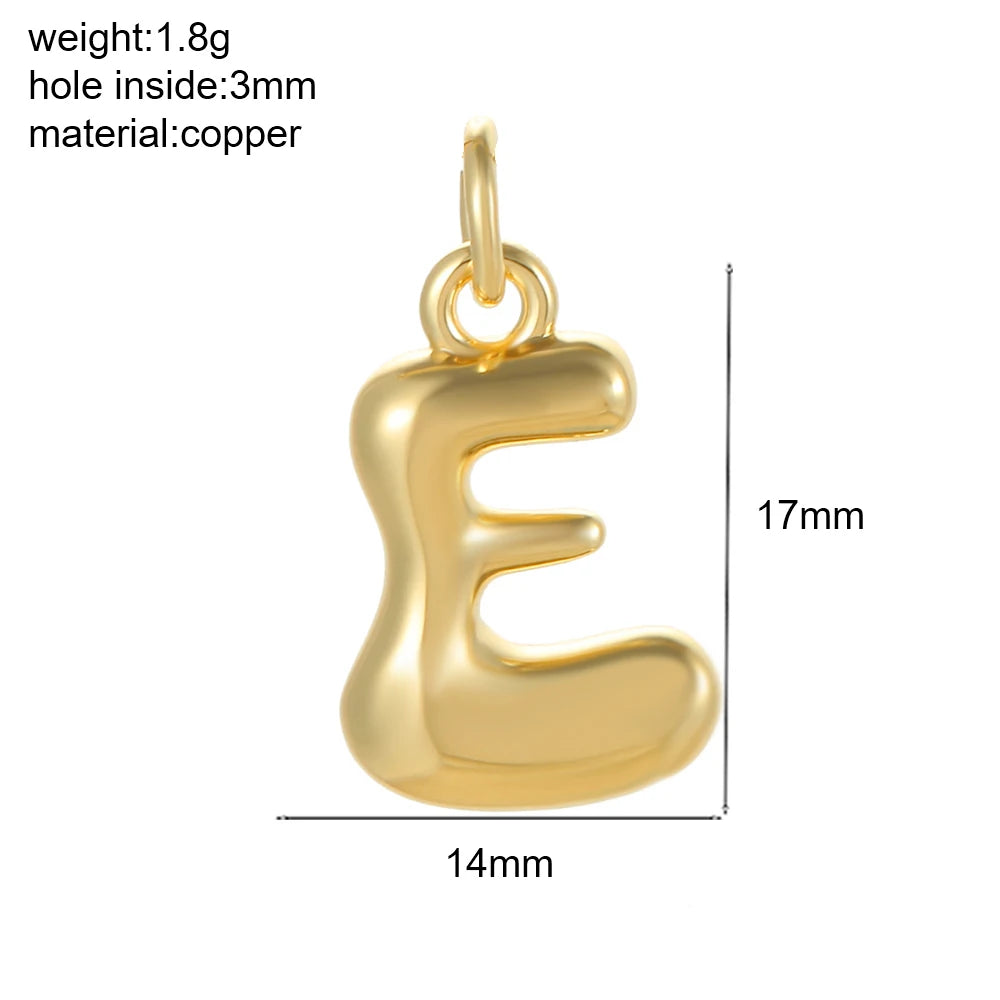 Mini Initial Bubble Pendant – Solo Pendant, Customizable