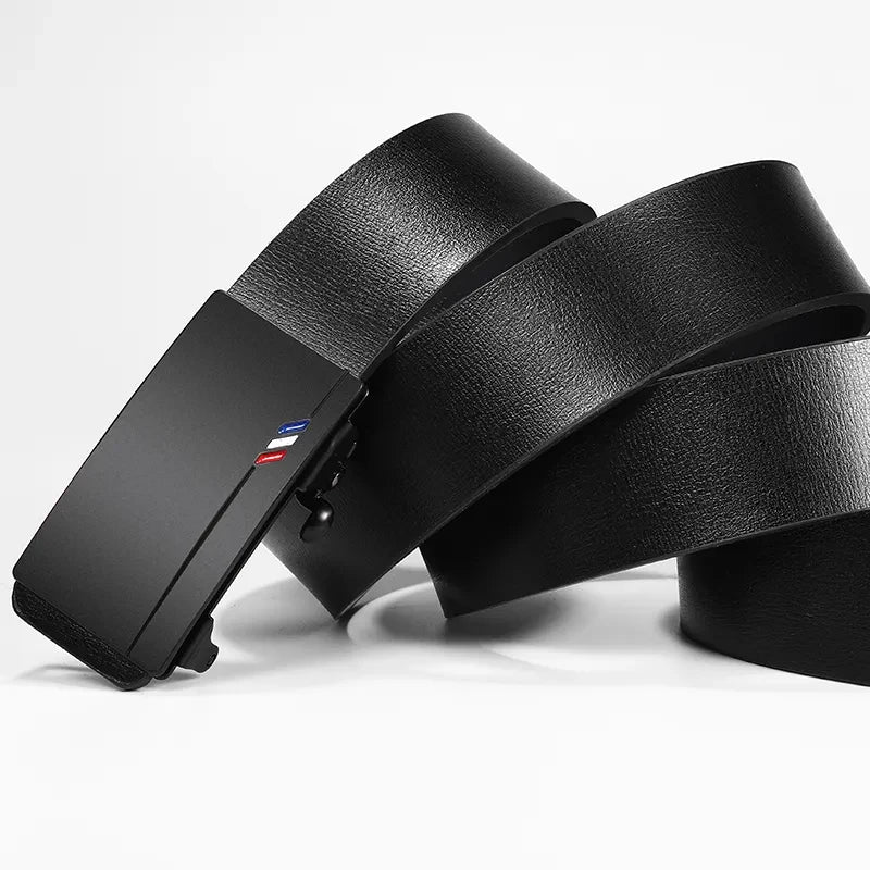 Men’s Automatic Buckle Leather Belt