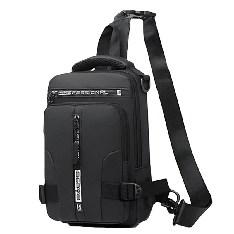 Men’s Crossbody Riding Backpack – Lightweight & Large Capacity