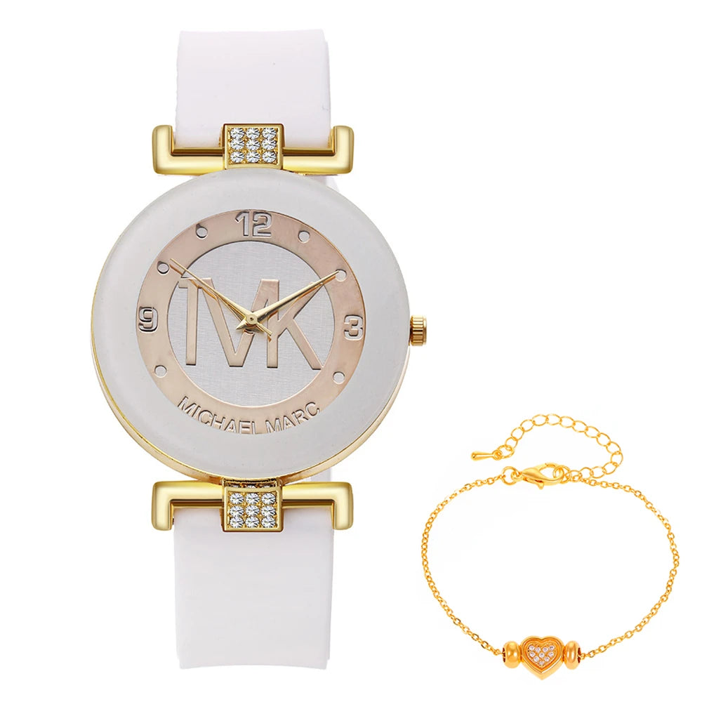 Luxury Rhinestone Quartz Watch for Women