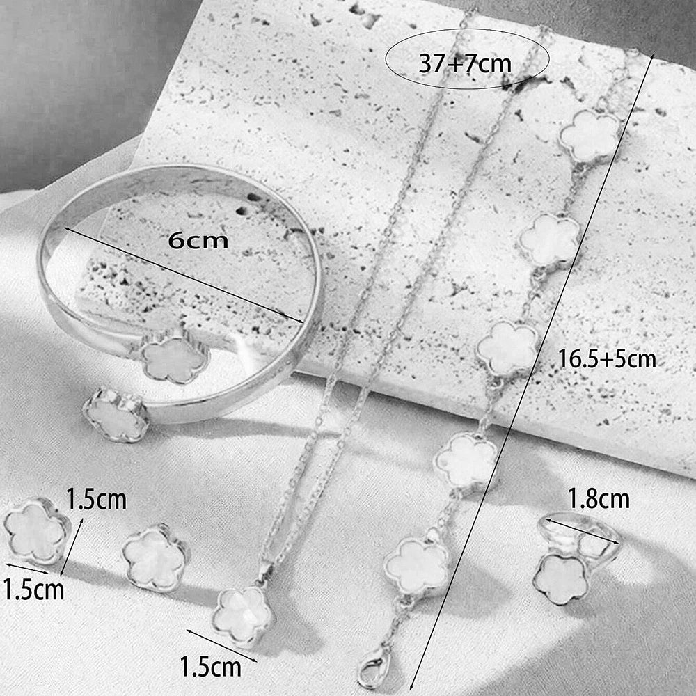 Lucky Flower 5-Piece Jewelry Set