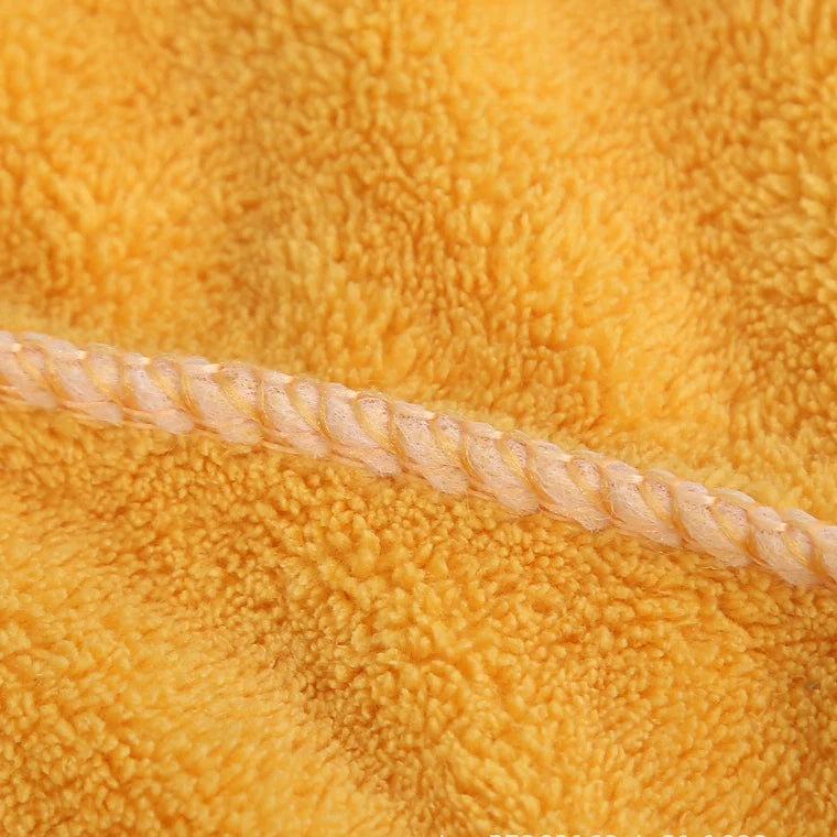 Coral Fleece Quick-Dry Hair Towel Cap