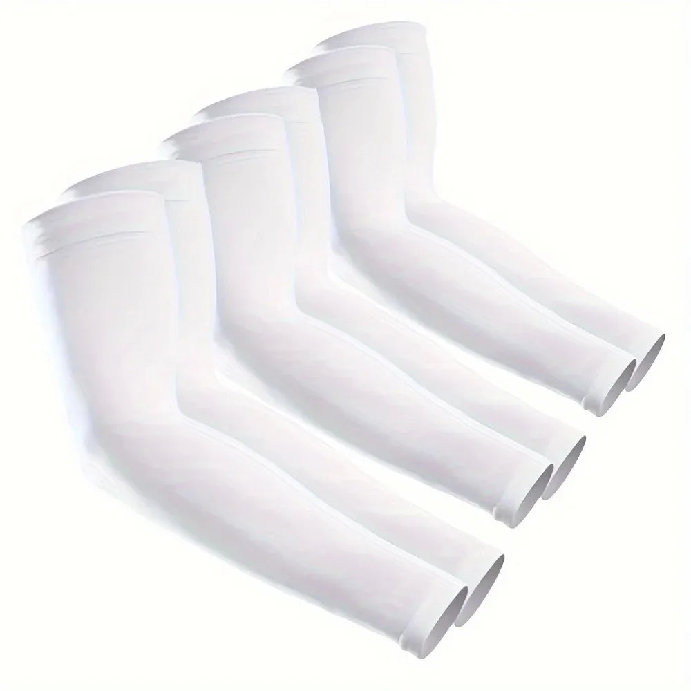 3 Pairs Unisex Cooling Sun Protection Arm Sleeves