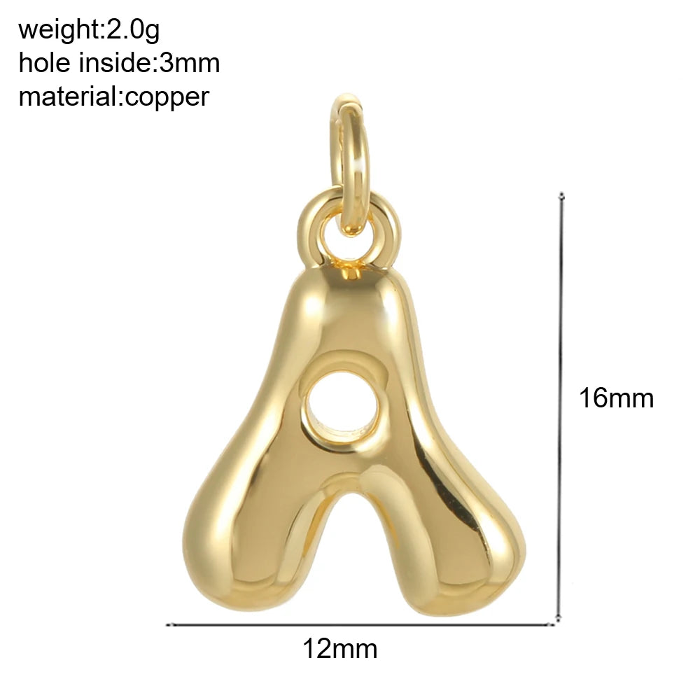 Mini Initial Bubble Pendant – Solo Pendant, Customizable