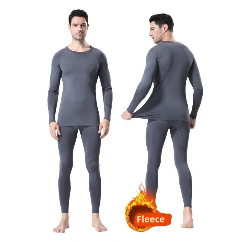 Men’s Thermal Fleece Leggings – Warm Compression Pants