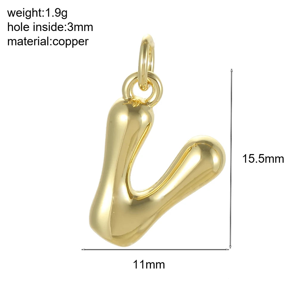 Mini Initial Bubble Pendant – Solo Pendant, Customizable