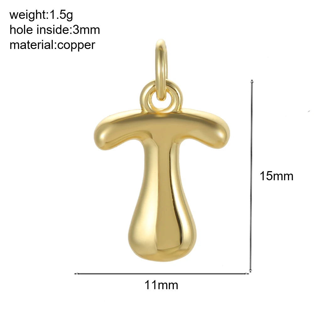 Mini Initial Bubble Pendant – Solo Pendant, Customizable