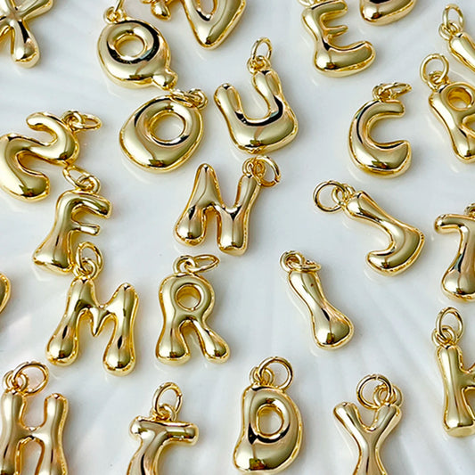 Mini Initial Bubble Pendant – Solo Pendant, Customizable