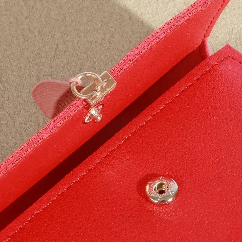 Korean Style Small Tri-Fold Wallet – Coin & Money Clip