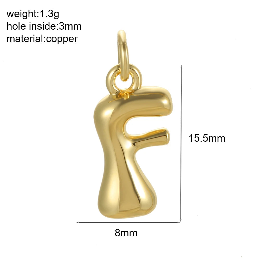 Mini Initial Bubble Pendant – Solo Pendant, Customizable