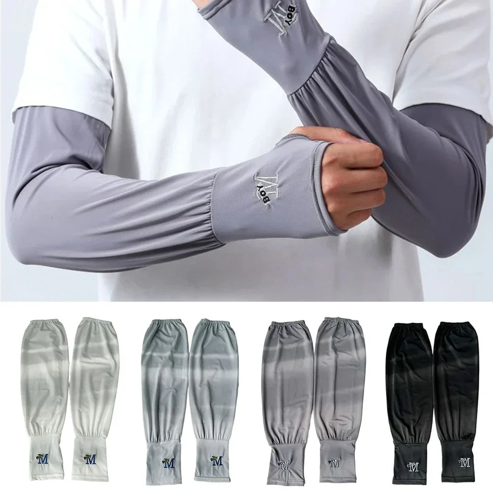 Men’s Ice Arm Sleeves – UV Protection & Lightweigh