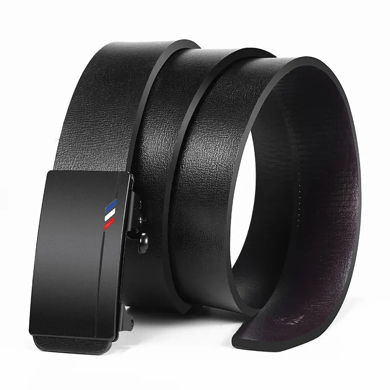 Men’s Automatic Buckle Leather Belt
