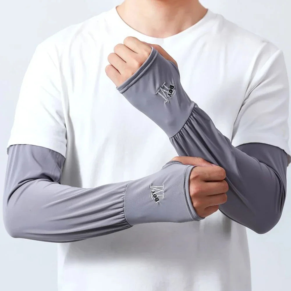 Men’s Ice Arm Sleeves – UV Protection & Lightweigh